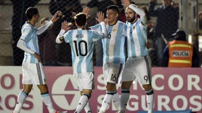 La albiceleste recientemente ganó 1-0 a Honduras en partido amistoso. Foto AFP